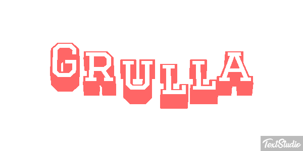 Grulla Efecto de texto