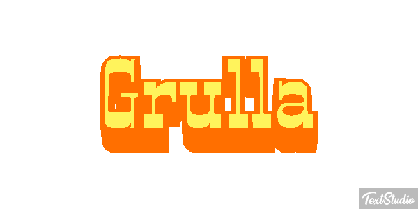 Grulla Efecto de texto