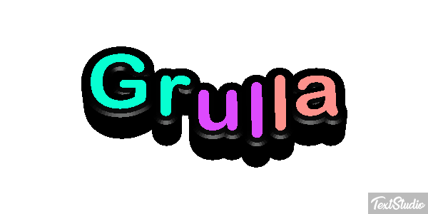 Grulla Efecto de texto