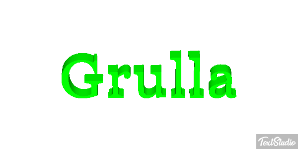 Grulla Efecto de texto