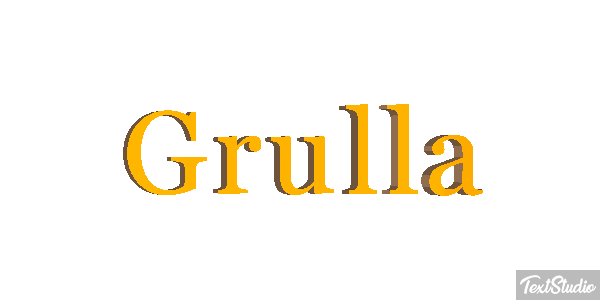 Grulla Efecto de texto