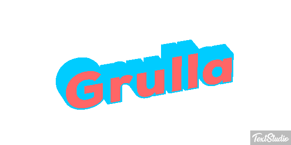 Grulla Efecto de texto
