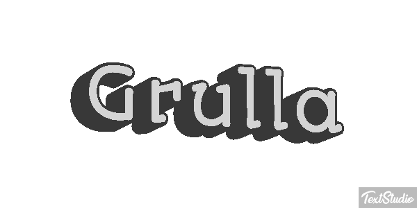 Grulla Efecto de texto
