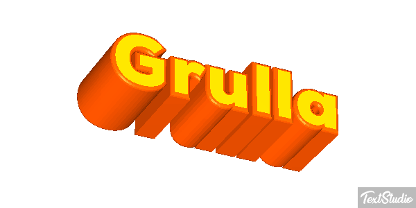 Grulla Efecto de texto