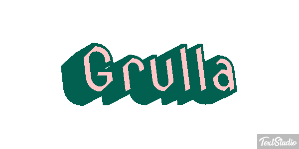 Grulla Efecto de texto