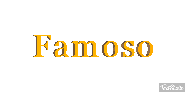 Famoso Efeito do texto