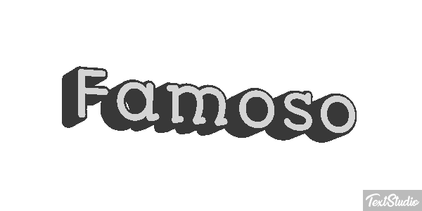 Famoso Efeito do texto