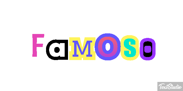 Famoso Efeito do texto