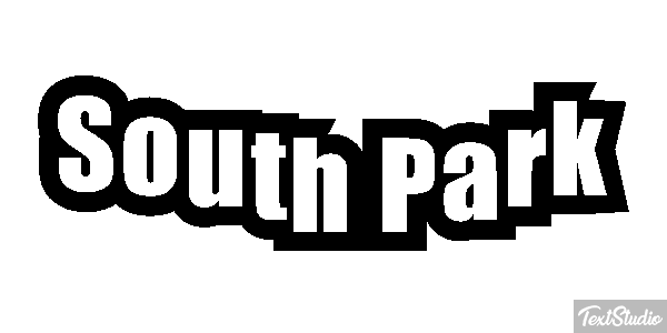 South Park テキスト効果