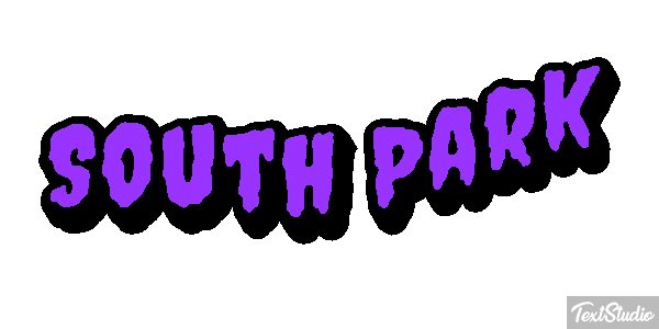 South Park テキスト効果
