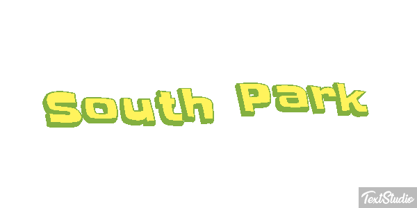 South Park テキスト効果