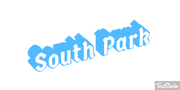 South Park テキスト効果