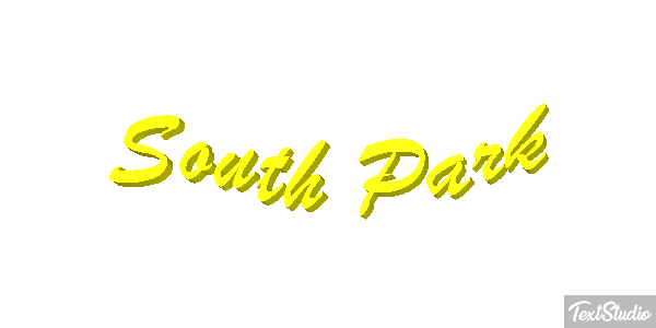 South Park テキスト効果