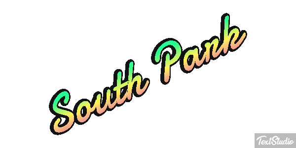 South Park テキスト効果
