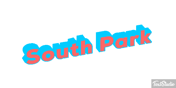 South Park テキスト効果