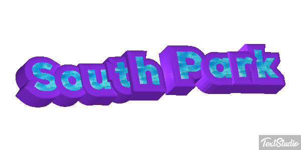 South Park テキスト効果