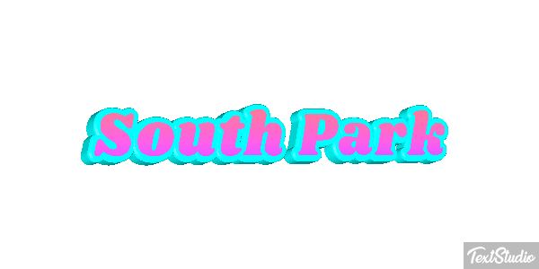 South Park テキスト効果