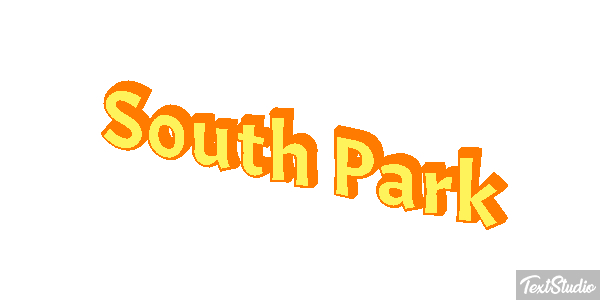 South Park テキスト効果
