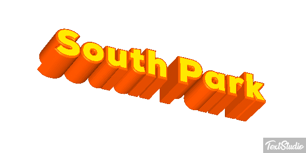 South Park テキスト効果
