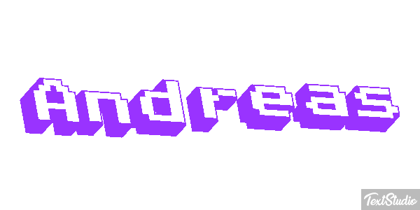 Andreas Text effect