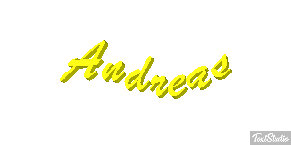 Andreas Text effect
