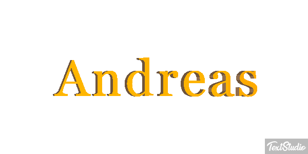 Andreas Text effect