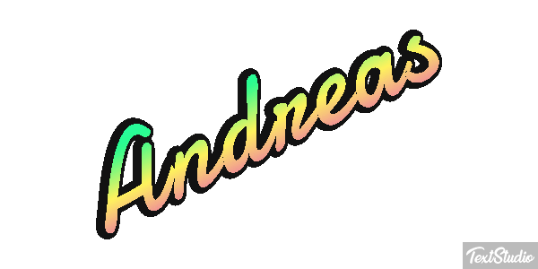 Andreas Text effect