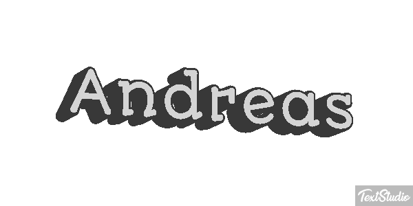 Andreas Text effect
