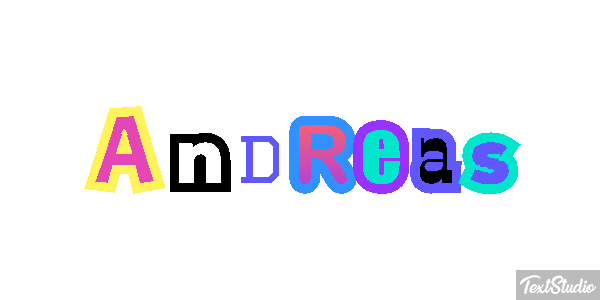 Andreas Text effect