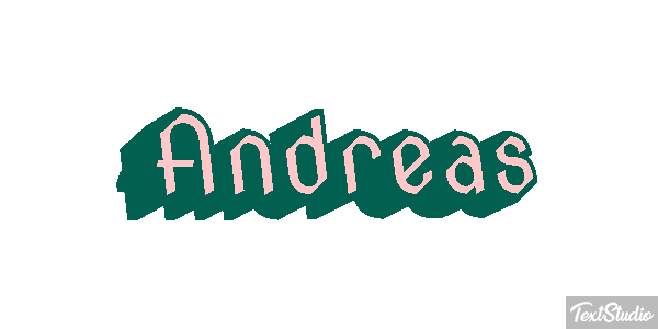Andreas Text effect