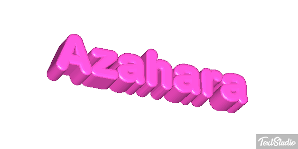 Azahara Efecto de texto