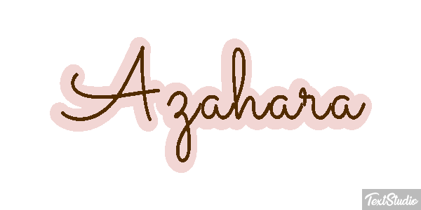 Azahara Efecto de texto