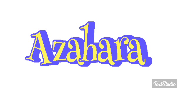 Azahara Efecto de texto