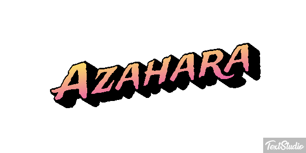 Azahara Efecto de texto