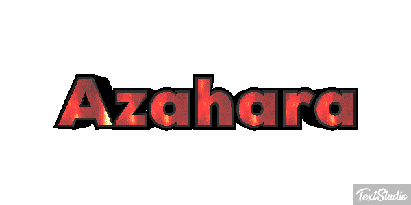 Azahara Efecto de texto