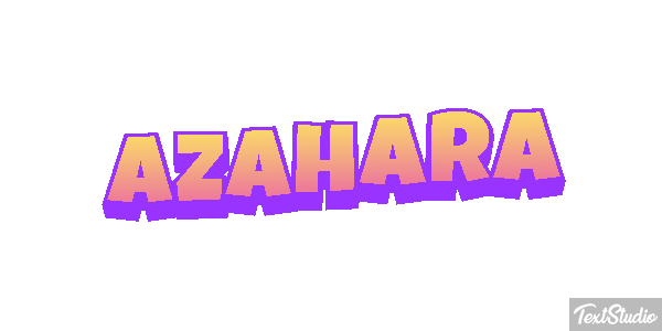 Azahara Efecto de texto