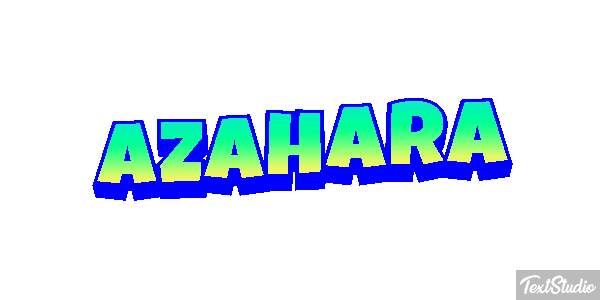Azahara Efecto de texto