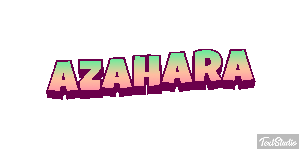 Azahara Efecto de texto