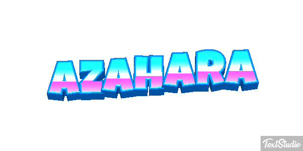 Azahara Efecto de texto