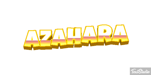 Azahara Efecto de texto