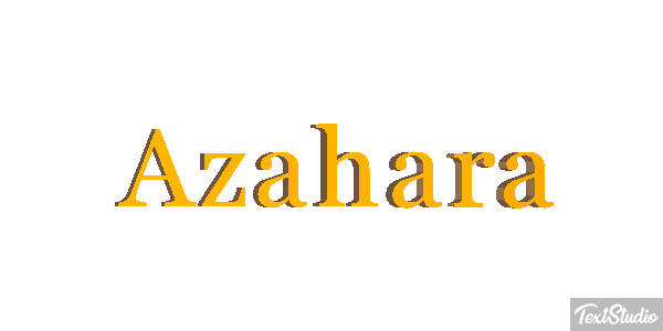 Azahara Efecto de texto