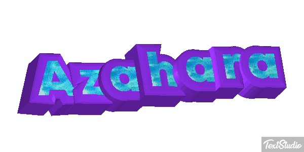 Azahara Efecto de texto