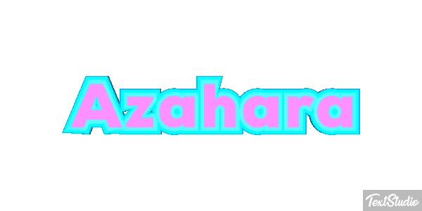 Azahara Efecto de texto