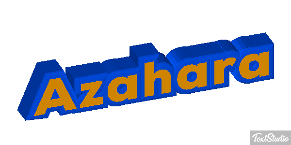 Azahara Efecto de texto