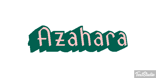 Azahara Efecto de texto