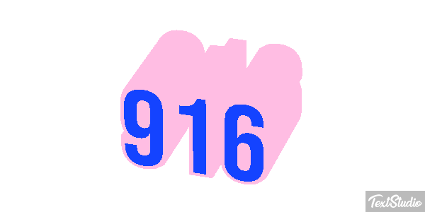 916 Metin efekti
