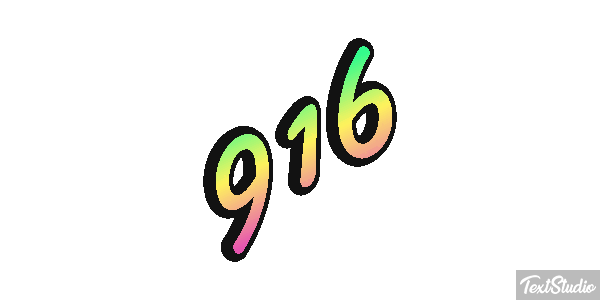 916 Metin efekti