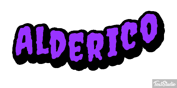 Alderico Текстовый эффект
