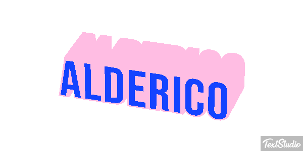 Alderico Текстовый эффект