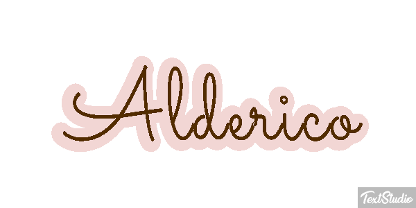 Alderico Текстовый эффект